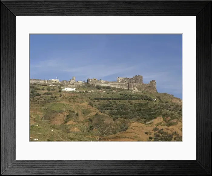 Framed Print : Syria. Castel of Qalaat Marqab. Built by the muslims in 1062 Framed Print : Syria. Castel of Qalaat Marqab. Built by the muslims in 1062