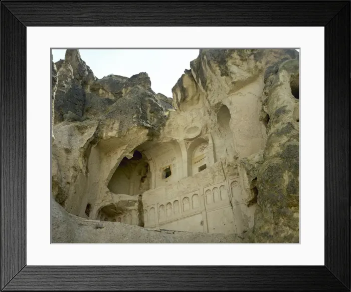 Framed Print : Turkey. Goreme National Park. Detail crosses. Hidden Church Framed Print : Turkey. Goreme National Park. Detail crosses. Hidden Church