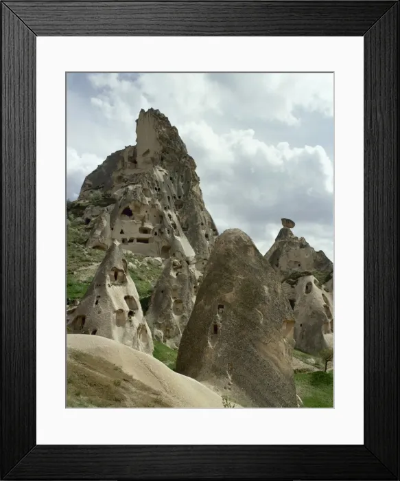 Framed Print : Turkey. Cappadocia. Uchisar. Cave house. Central Anatolia Framed Print : Turkey. Cappadocia. Uchisar. Cave house. Central Anatolia