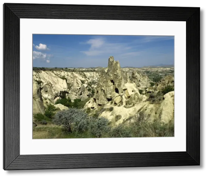 Framed Print : Turkey. G??reme Valley. Cappadocia. Landscape. Central Antat Framed Print : Turkey. G??reme Valley. Cappadocia. Landscape. Central Antat
