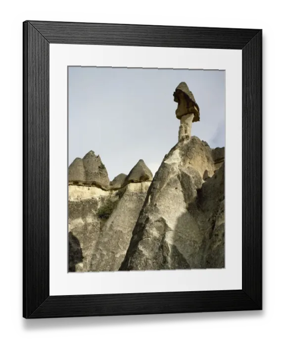 Framed Print : Turkey. Cappadocia. Pasabaglari. Monks Valley. Fairy chimne Framed Print : Turkey. Cappadocia. Pasabaglari. Monks Valley. Fairy chimne