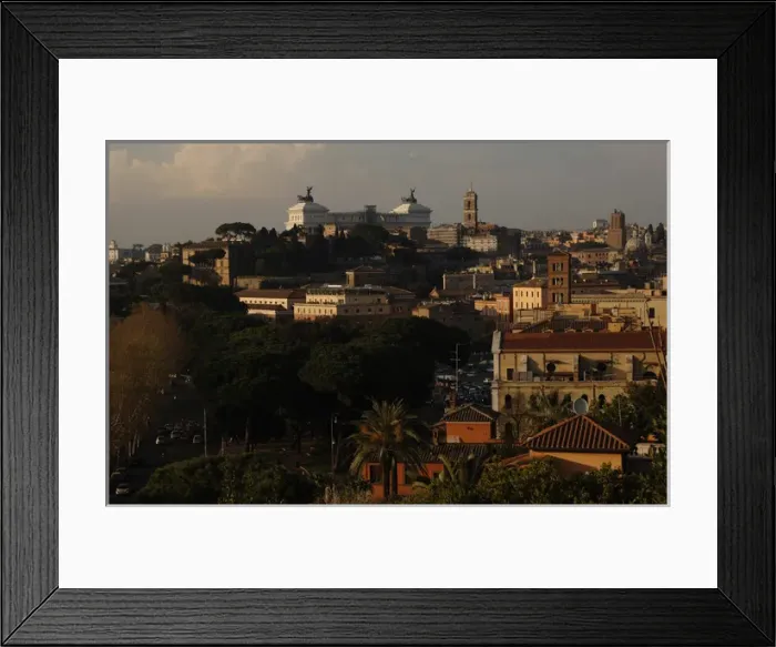 Framed Print : Italy. Rome. Panorama at sunset Framed Print : Italy. Rome. Panorama at sunset