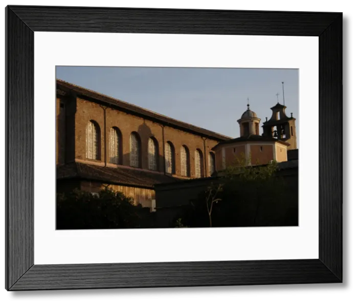 Framed Print : Rome. Basilica of Saint Sabina. Exterior Framed Print : Rome. Basilica of Saint Sabina. Exterior