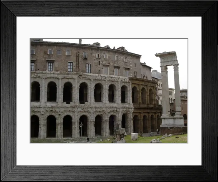 Framed Print : Italy. Rome. Theatre of Marcellus. 1st century BC Framed Print : Italy. Rome. Theatre of Marcellus. 1st century BC