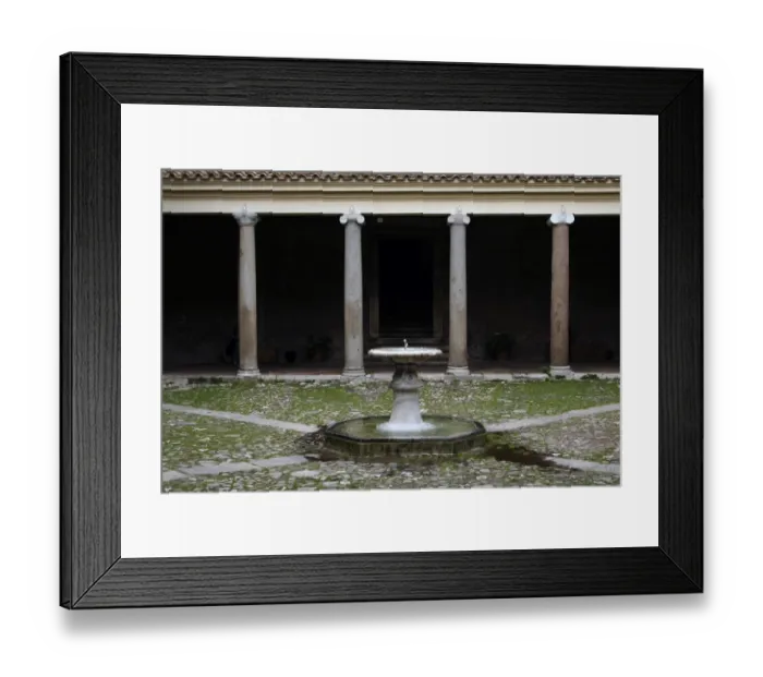 Framed Print : Italy. Rome. The Basilica of Saint Clement. Cloister Framed Print : Italy. Rome. The Basilica of Saint Clement. Cloister