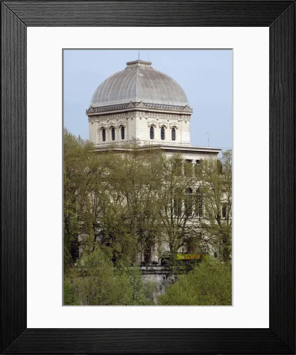 Framed Print : Italy. Rome. Great Synagogue of Rome, 1901-1904. Exterior Framed Print : Italy. Rome. Great Synagogue of Rome, 1901-1904. Exterior