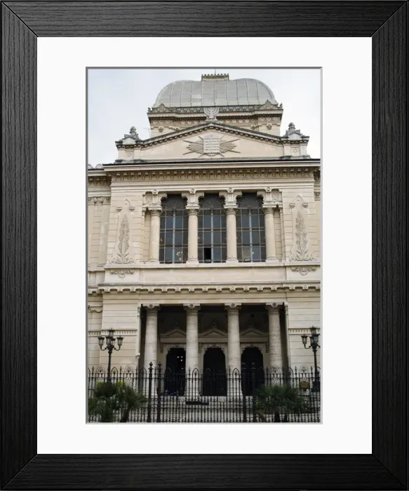 Framed Print : Italy. Rome. Great Synagogue of Rome, 1901-1904. Exterior