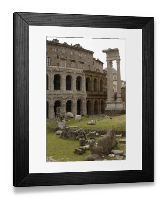 Framed Print : Italy. Rome. Theatre of Marcellus. 1st century BC Framed Print : Italy. Rome. Theatre of Marcellus. 1st century BC