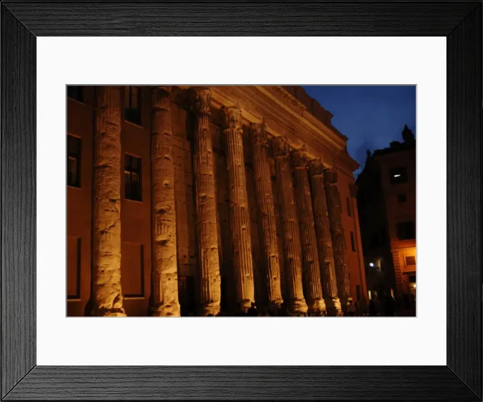 Framed Print : Italy. Rome. Temple of Hadrian or Hadrianeum. Year 145. Nigh Framed Print : Italy. Rome. Temple of Hadrian or Hadrianeum. Year 145. Nigh