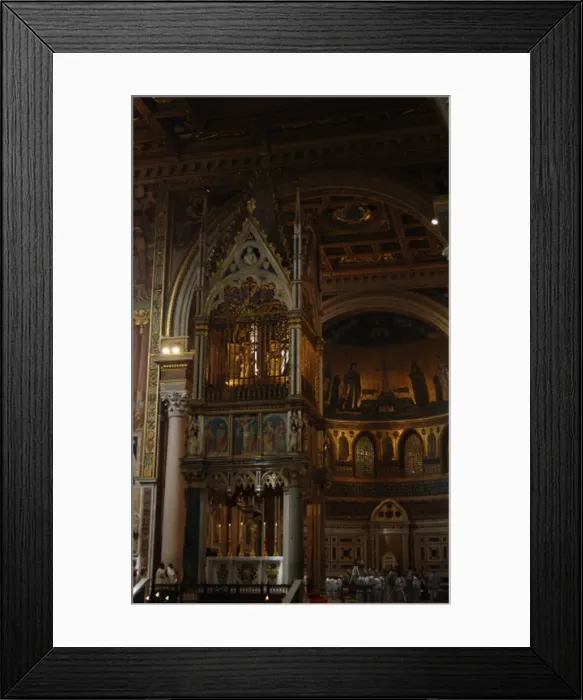 Framed Print : Archbasilica of St. John Lateran. Religious celebration Framed Print : Archbasilica of St. John Lateran. Religious celebration