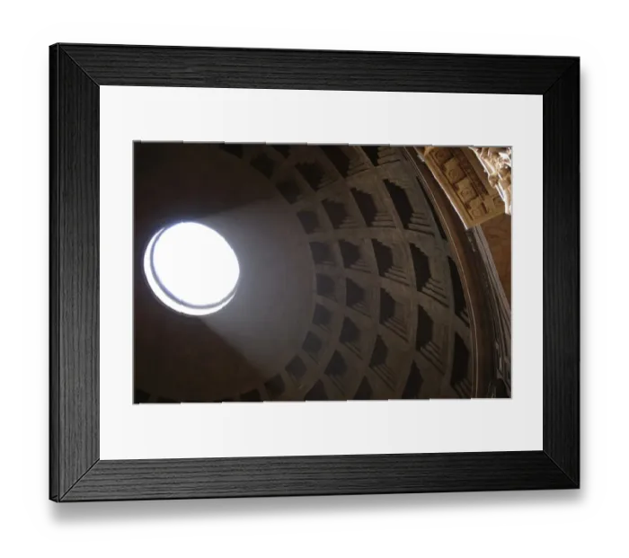 Framed Print : Pantheon of Agrippa. 2nd century. Dome. Interior. Rome. Ital Framed Print : Pantheon of Agrippa. 2nd century. Dome. Interior. Rome. Ital