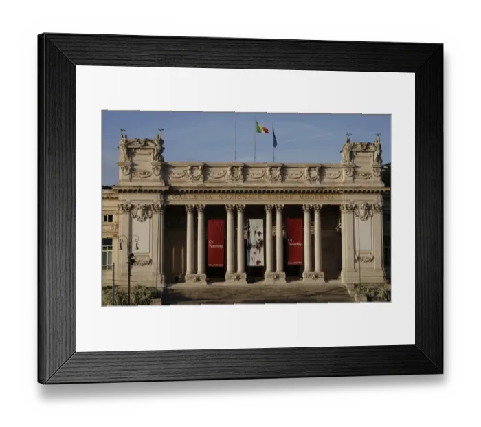 Framed Print : Italy. Rome. National Gallery of Modern Age. Exterior Framed Print : Italy. Rome. National Gallery of Modern Age. Exterior