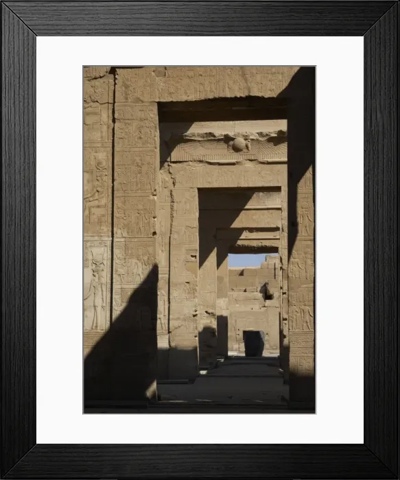 Framed Print : Egyptian Art. Temple of Kom Ombo Framed Print : Egyptian Art. Temple of Kom Ombo