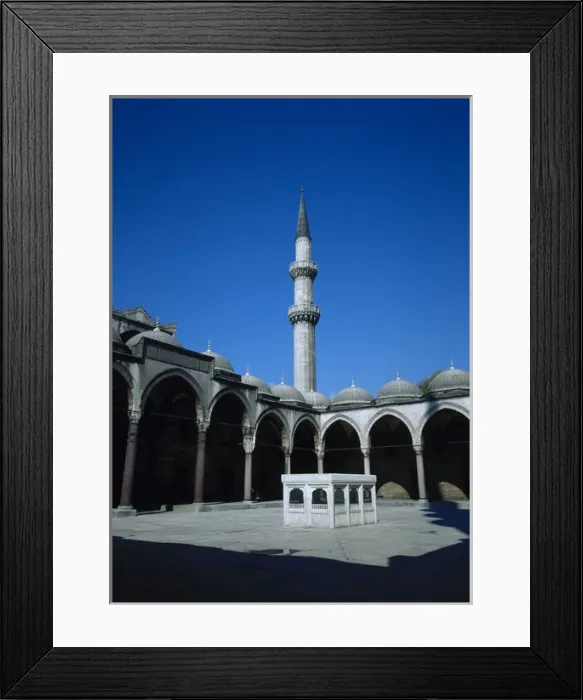 Framed Print : Turkey. Istanbul. Suleymaniye Mosque. Ottoman style. 16th ce Framed Print : Turkey. Istanbul. Suleymaniye Mosque. Ottoman style. 16th ce