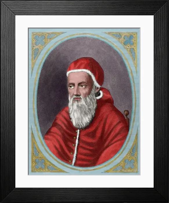 Framed Print : Julius II (1443A?o??n?1513), nicknamed The Fearsome Pope Framed Print : Julius II (1443A?o??n?1513), nicknamed The Fearsome Pope
