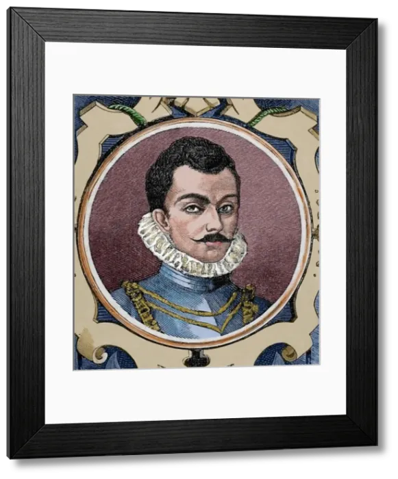 Framed Print : John of Austria (1547-1578). Illegitimate son of Holy Roman Framed Print : John of Austria (1547-1578). Illegitimate son of Holy Roman