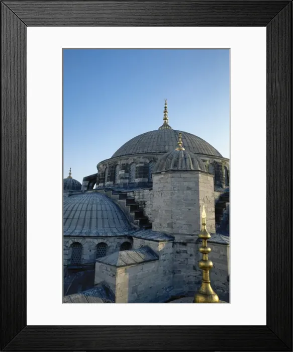 Framed Print : Turkey. Istanbul. Sultan Ahmed Mosque or Blue Mosque. 1609-16 Framed Print : Turkey. Istanbul. Sultan Ahmed Mosque or Blue Mosque. 1609-16