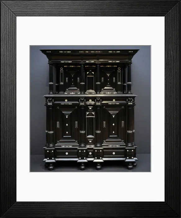 Framed Print : Cupboard, c. 1630-1640. Netherlands Framed Print : Cupboard, c. 1630-1640. Netherlands