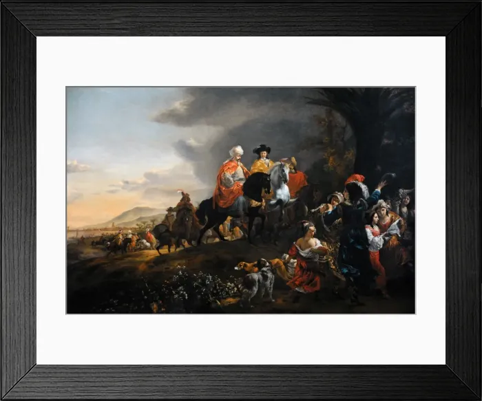 Framed Print : The Dutch Ambassador on his Way to Isfahan, c. 1653-1659, by Framed Print : The Dutch Ambassador on his Way to Isfahan, c. 1653-1659, by