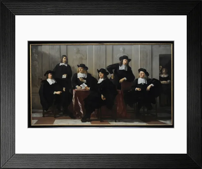 Framed Print : The Regents of the Spinhuis and Nieuwe Werkhuis, Amsterdam