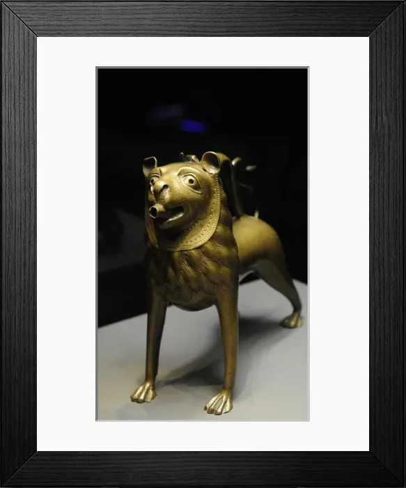 Framed Print : Aquamanile. 13th century Framed Print : Aquamanile. 13th century