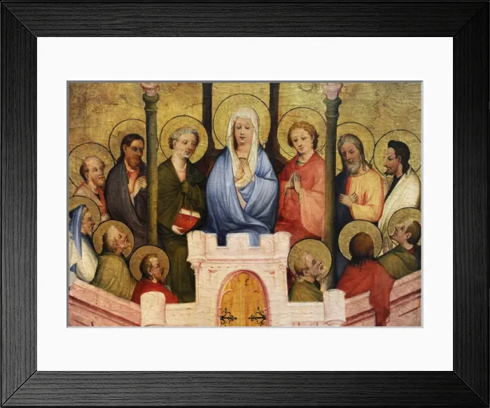 Framed Print : Middle Rhine Altar, ca. 1410 Framed Print : Middle Rhine Altar, ca. 1410