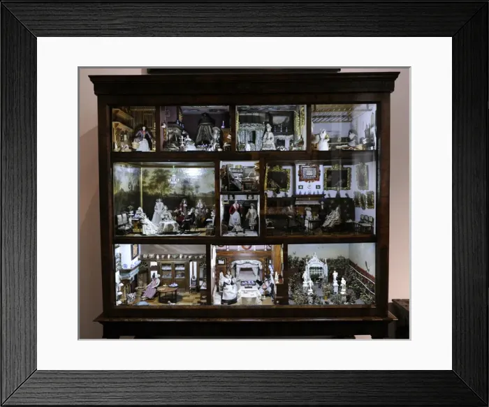 Framed Print : Dollhouse (1670-1690) from Petronella de la Court (1624-1707 Framed Print : Dollhouse (1670-1690) from Petronella de la Court (1624-1707