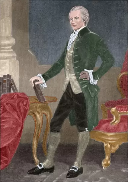 Henry Lee III (1756-1818). Engraving. Colored