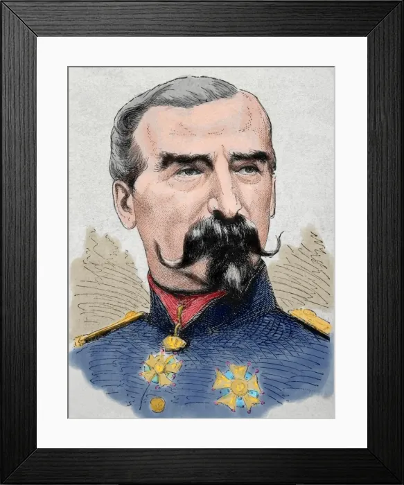 Framed Print : General Legrand (died. 1870). Died in the Battle of Borny. E Framed Print : General Legrand (died. 1870). Died in the Battle of Borny. E