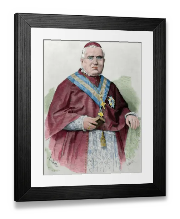 Framed Print : Luis de la Lastra y Cuesta (1803-1876). Priest, bishop and c Framed Print : Luis de la Lastra y Cuesta (1803-1876). Priest, bishop and c