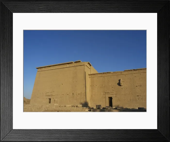 Framed Print : Egypt. Dendera. Temple of Hathor. Western side Framed Print : Egypt. Dendera. Temple of Hathor. Western side