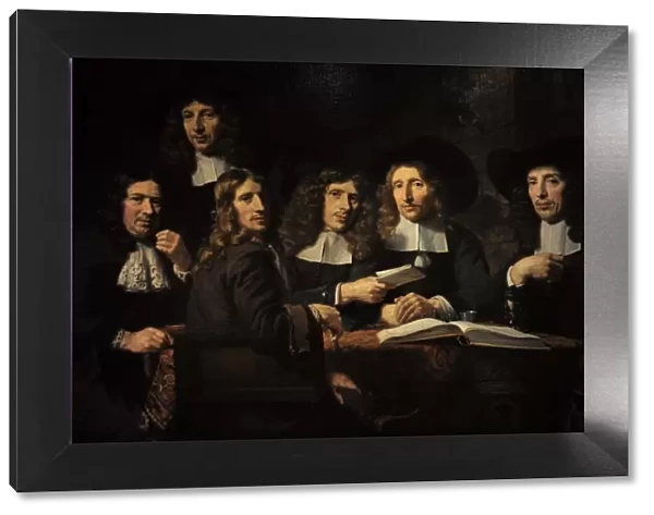 Nicolaes Maes (1634-1693). Dutch Golden Age painter. Six Dea