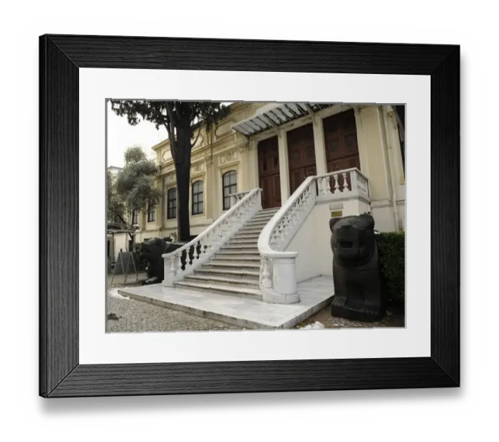 Framed Print : Archaeological Museum. Museum of the Ancient Orient. Istanbu Framed Print : Archaeological Museum. Museum of the Ancient Orient. Istanbu