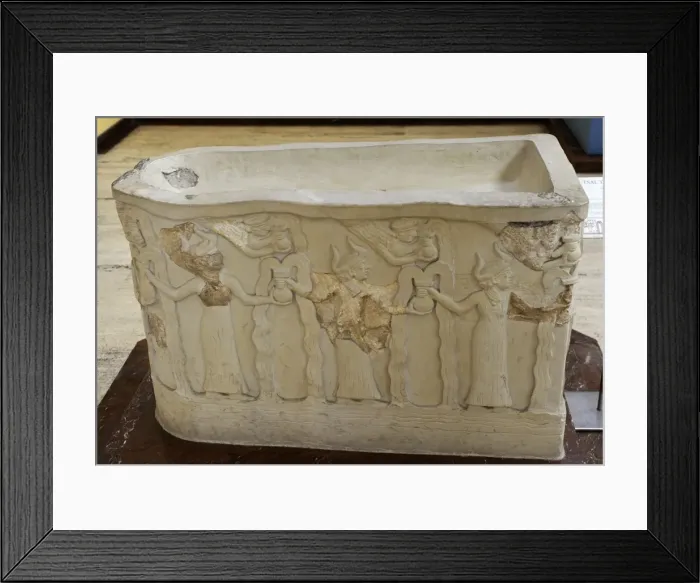 Framed Print : Sacred Basin. Gudea Period. 2144-2124 BC Framed Print : Sacred Basin. Gudea Period. 2144-2124 BC