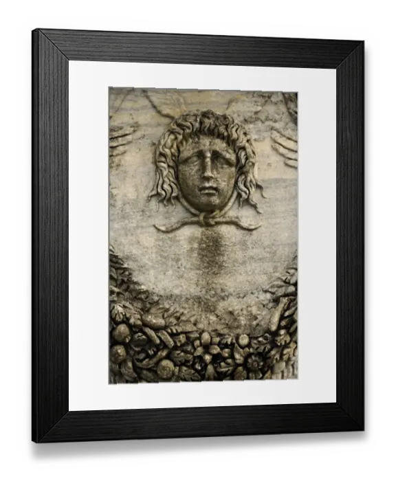 Framed Print : Roman Sarcophagus. Medusa Framed Print : Roman Sarcophagus. Medusa