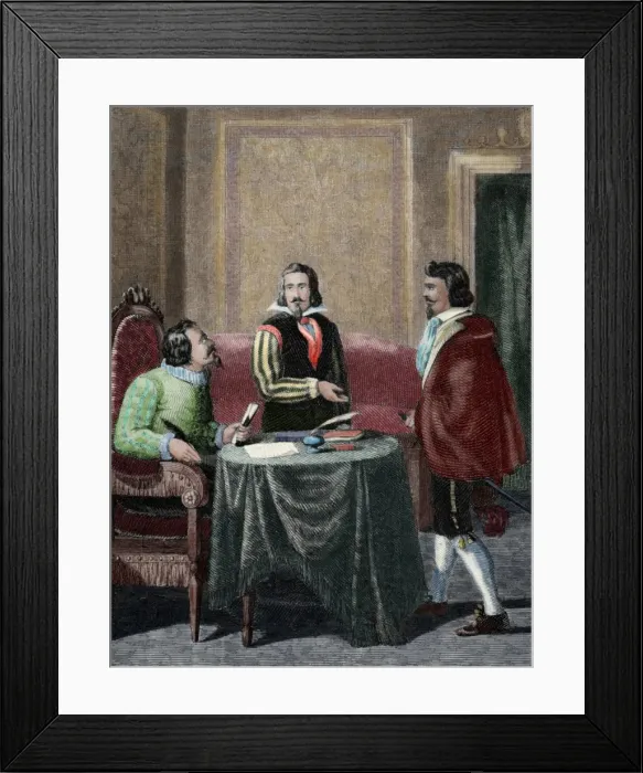 Framed Print : Alain-Rene Lesage (1668-1747). French novelist and playwrigh Framed Print : Alain-Rene Lesage (1668-1747). French novelist and playwrigh