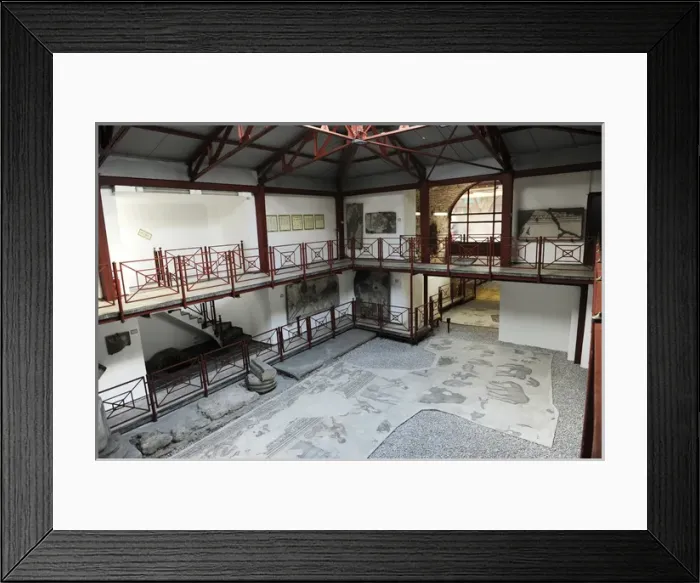 Framed Print : Great Palace Mosaic Museum. Interior. Istanbul Framed Print : Great Palace Mosaic Museum. Interior. Istanbul