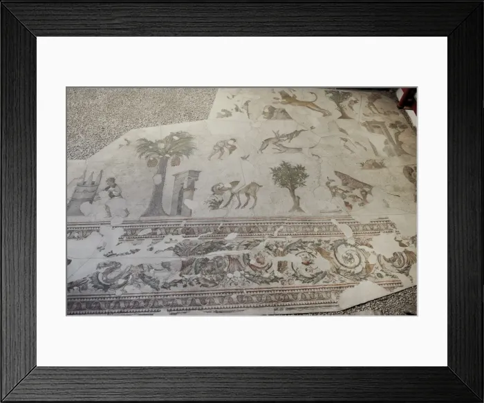Framed Print : Mosaic of the Great Palace Mosaic Museum. Istanbul Framed Print : Mosaic of the Great Palace Mosaic Museum. Istanbul