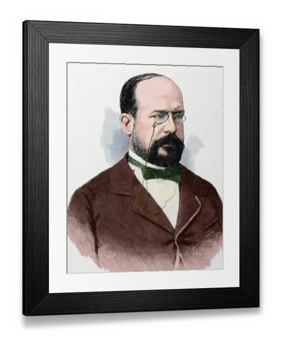 Framed Print : Eduardo Leon y Ortiz (19th century). Spanish professor at th Framed Print : Eduardo Leon y Ortiz (19th century). Spanish professor at th
