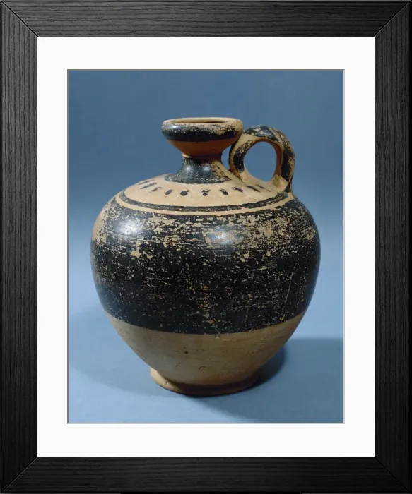Framed Print : Greek art. Spain. Catalonia. Lekythos. Found in Empuries. 6 Framed Print : Greek art. Spain. Catalonia. Lekythos. Found in Empuries. 6
