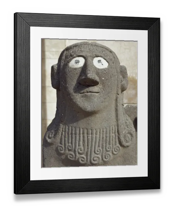 Framed Print : Sphinx. Basalt. Syria Framed Print : Sphinx. Basalt. Syria