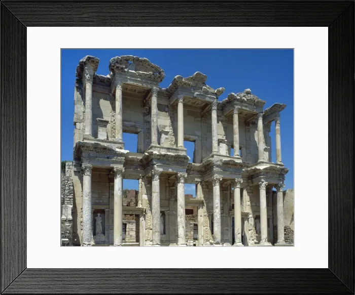 Framed Print : Turkey. Asia Minor. Ephesus. Facade of Celsus Library Framed Print : Turkey. Asia Minor. Ephesus. Facade of Celsus Library