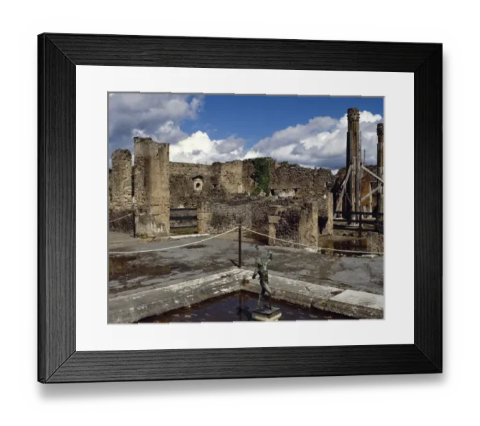 Framed Print : Italy. Pompeii. The House of the Faun. 2nd century BC Framed Print : Italy. Pompeii. The House of the Faun. 2nd century BC