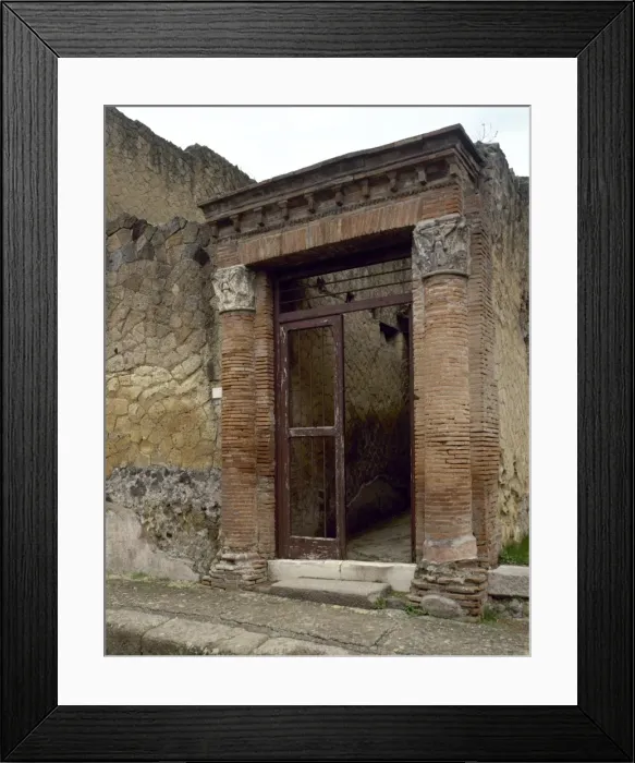 Framed Print : Italy. Herculaneum. House of the Great Portal