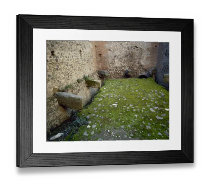 Framed Print : Italy. Pompeii. Public Latrines. Ruins Framed Print : Italy. Pompeii. Public Latrines. Ruins