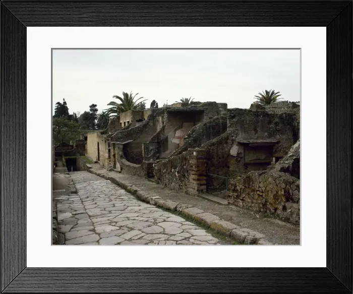 Framed Print : Italy. Herculaneum. Cardo V Framed Print : Italy. Herculaneum. Cardo V