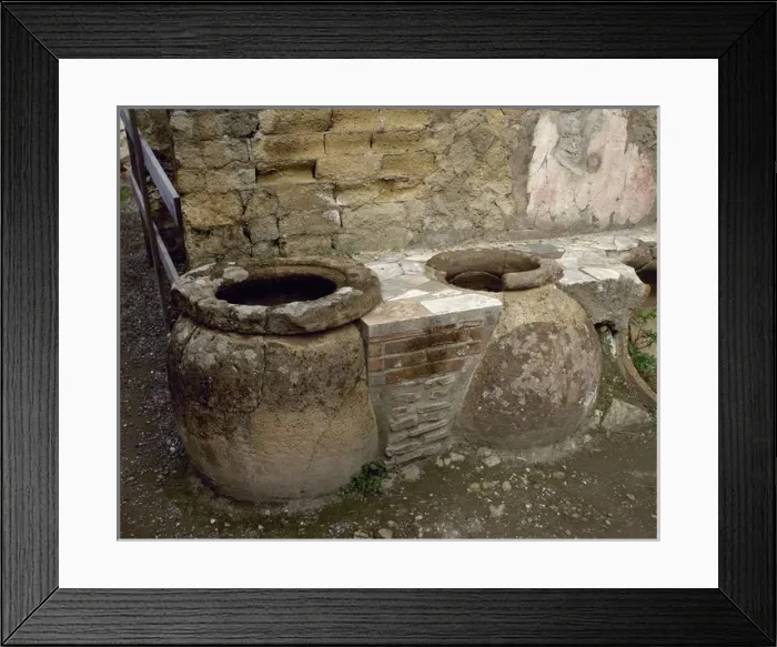 Framed Print : Italy. Herculaneum. Thermopolium Framed Print : Italy. Herculaneum. Thermopolium