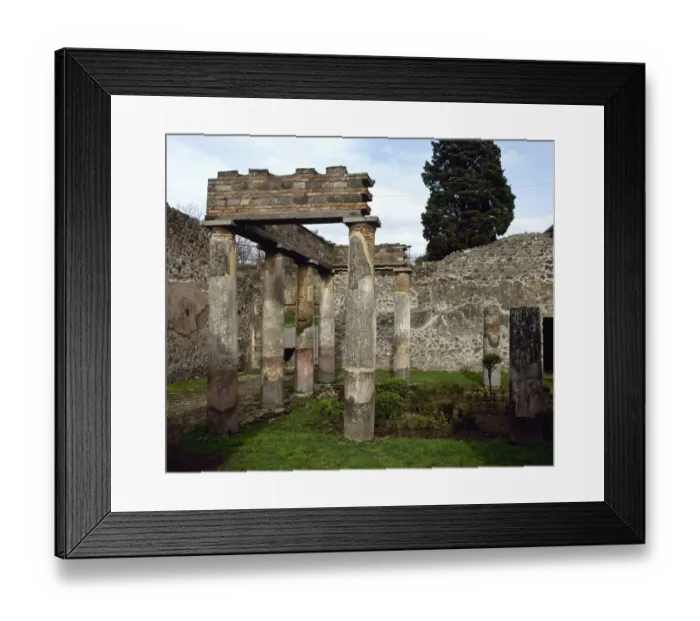 Framed Print : Italy. Pompeii. Villa of Diomedes. Atrium-peristyle Framed Print : Italy. Pompeii. Villa of Diomedes. Atrium-peristyle