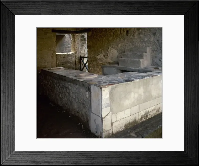 Framed Print : Italy. Pompeii. Italy. Thermopolium. (Sreet of Abundance) Framed Print : Italy. Pompeii. Italy. Thermopolium. (Sreet of Abundance)