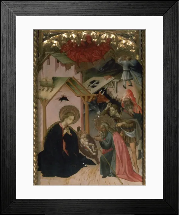 Framed Print : Gothic. Spain. Altarpiece of the Virgin of Escala by Joan An Framed Print : Gothic. Spain. Altarpiece of the Virgin of Escala by Joan An